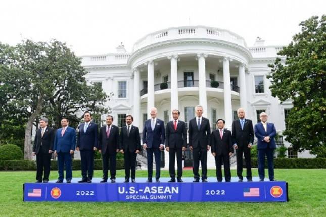 Presiden Jokowi Hadiri Jamuan Santap Malam Presiden Biden