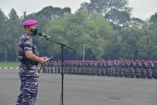 Korps Marinir Laksanakan Upacara Hari Kebangkitan Nasional ke 114