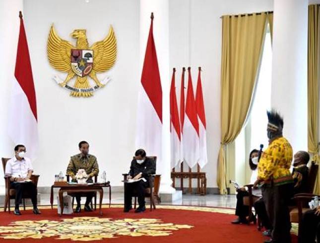 Presiden Jokowi Terima Majelis Rakyat Papua dan Papua Barat di Istana Bogor
