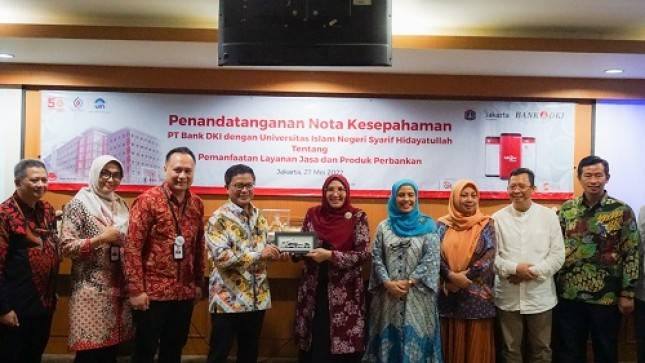 Optimalisasi Layanan Perbankan, Bank DKI Tandatangani MoU dengan UIN Syarif Hidayatullah Jakarta