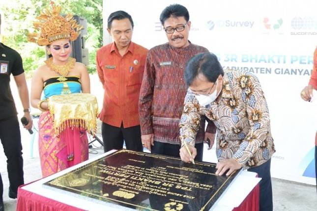 Dukung Kelestarian Lingkungan, Sucofindo Resmikan Tempat Pengelolaan Sampah (TPS 3R) Bhakti Pertiwi di Gianyar, Bali