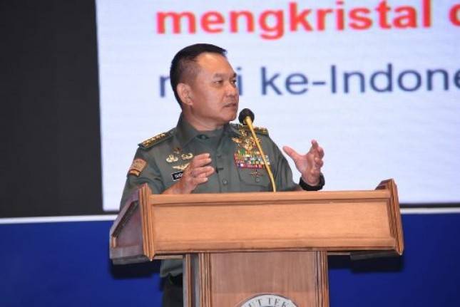 Pesan KASAD di Sabuga ITB, Jadilah Garda Terdepan Dalam Manjaga Nilai-Nilai Pancasila