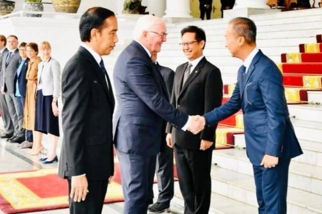 Ungkapan Bangga Menperin Agus Dampingi Presiden Jokowi Menjamu Presiden Frank-Walter Steinmeier