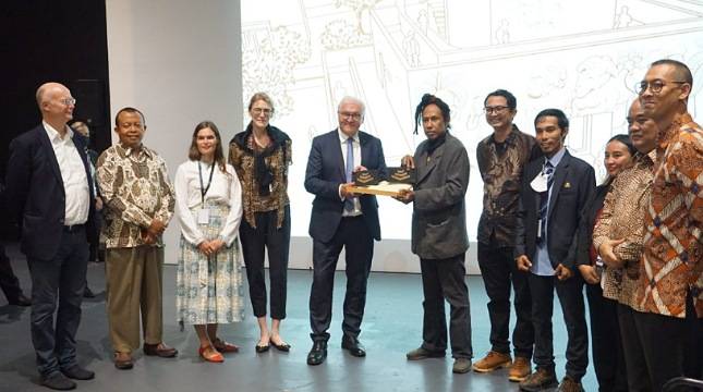 Presiden Jerman Menyambangi Dua Proyek Goethe-Institut