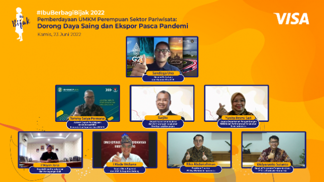 Program literasi Keuangan Visa Ibu Berbagi Bijak Berdayakan Pengusaha Perempuan Bali