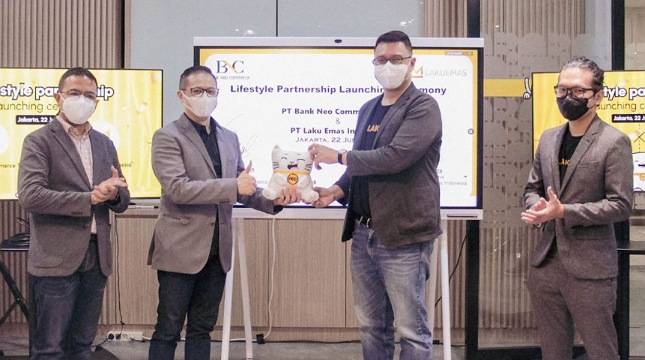 Bank Neo Commerce Gandeng Lakuemas Sediakan Fitur Investasi Emas