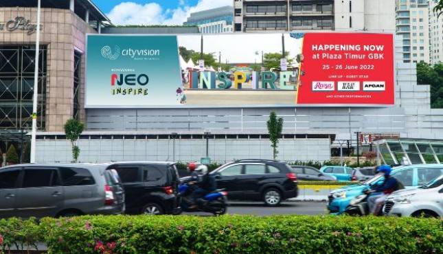 Pasca Pandemi Jakarta Kembali Macet, TV Raksasa City Vision Mampu Menghibur Pengendara