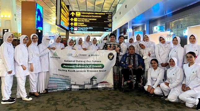 Binawan Group Berangkatkan 22 Tenaga Kesehatan ke Kuwait 