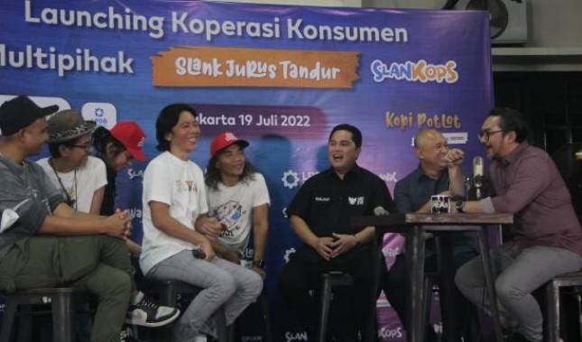Menteri BUMN dan Menteri Koperasi Hadiri Peresmian Koperasi Konsumen Slank