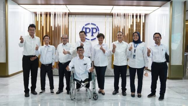 Luar Biasa! PTPP Pekerjakan Karyawan Difabel