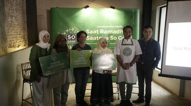Umumkan Pemenang, So Good Ajak Ibu Indonesia Agar Berkreasi Sajikan Makanan
