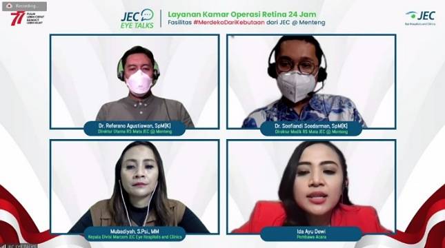 Hati-Hati, Gangguan Darurat Fungsi Retina Ancam Penglihatan