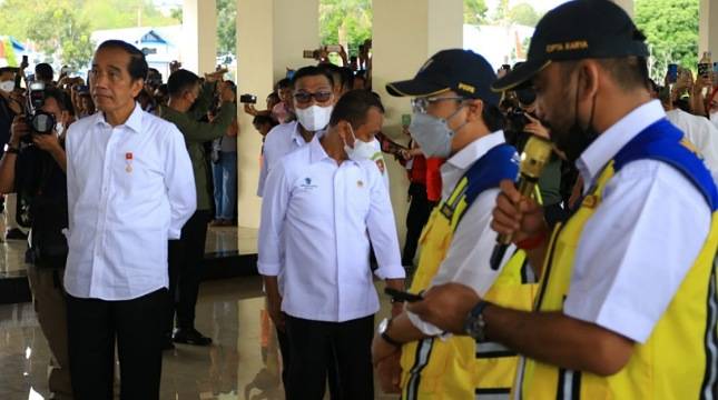 Presiden Jokowi Tinjau Penataan Kawasan MTQ Saumlaki, Jadi Ruang Terbuka Berbagai Kegiatan Masyarakat