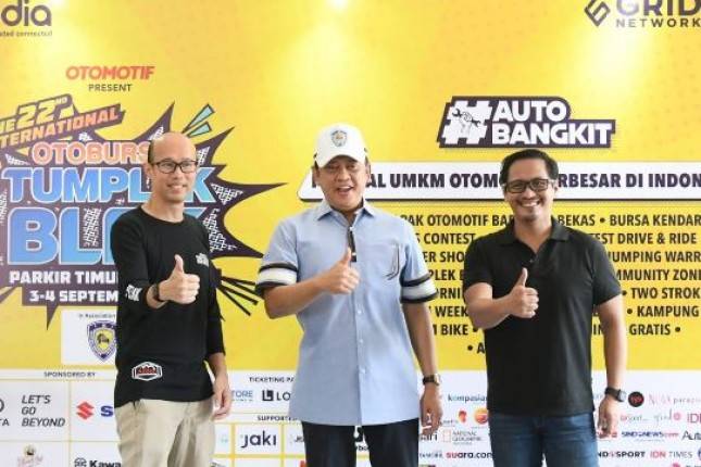 Ketua IMI Buka Bursa Otomotif Terpopuler di Indonesia, Tumplek Blek 2022 di GBK Senayan
