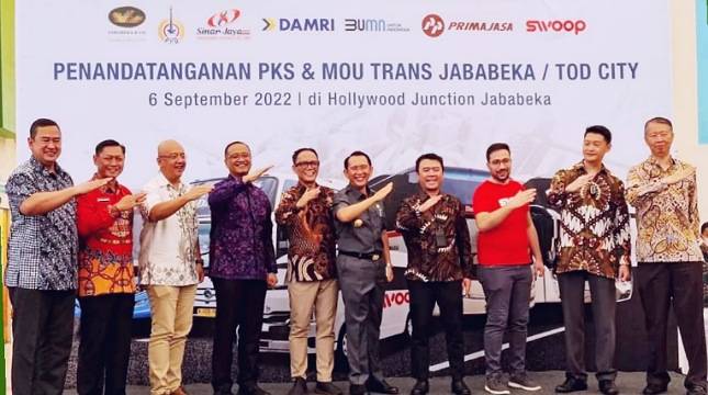 Wujudkan TOD City, Jababeka Teken Kerja Sama dengan 4 Provider Bus Terkemuka Hadirkan Trans-Jababeka