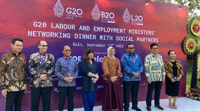 Kolaborasi B20-L20 Indonesia Dukung Pemulihan Sektor Ketenagakerjaan Global