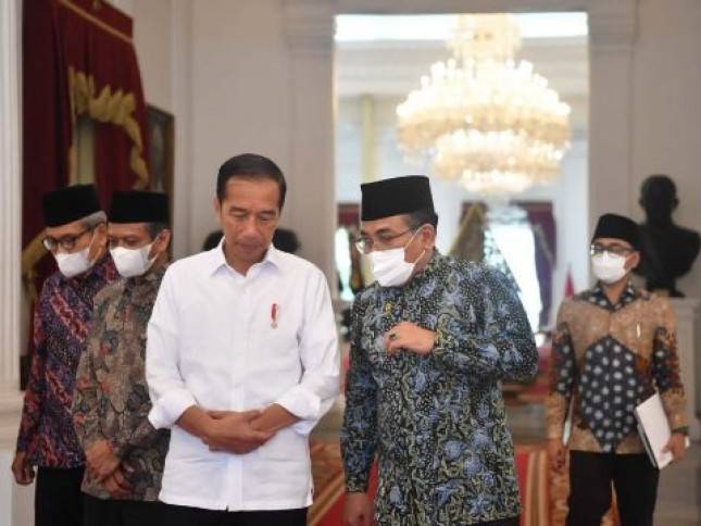 Presiden Jokowi Terima PBNU, Bahas Persiapan R20 di Bali