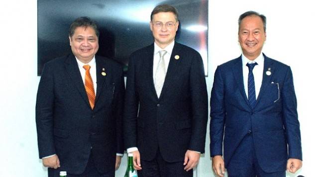 Pertemuan Bilateral Menteri G20, RI - Uni Eropa Hasilkan Sejumlah Kesepakatan