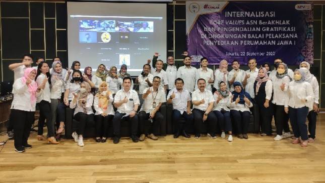 BP2P Jawa 1 Gelar Kegiatan Core Value ASN BerAKHLAK dan Pengendalian Gratifikasi