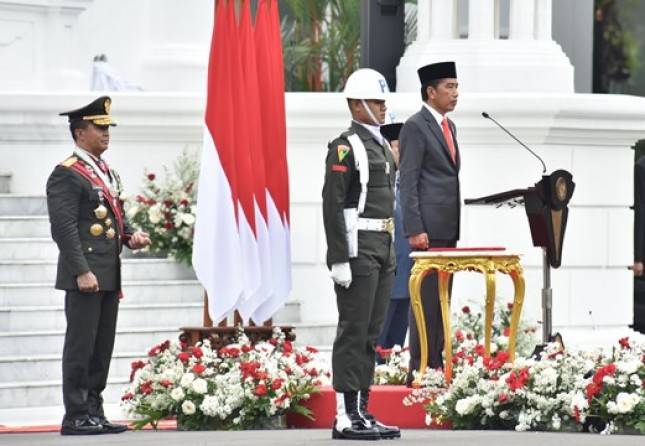 Saksikan Defile Alutsista, Presiden Jokowi: Bentuk Kesiapan TNI Hadapi Perubahan Geopolitik