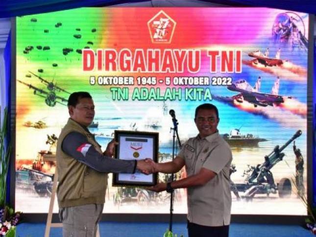 TNIAL Pecahkan Rekor MURI Terkait Water Trappen 