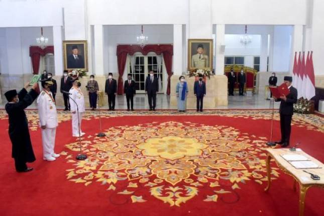 Presiden Jokowi Lantik Gubernur dan Wakil Gubernur DIY Periode 2022-2027