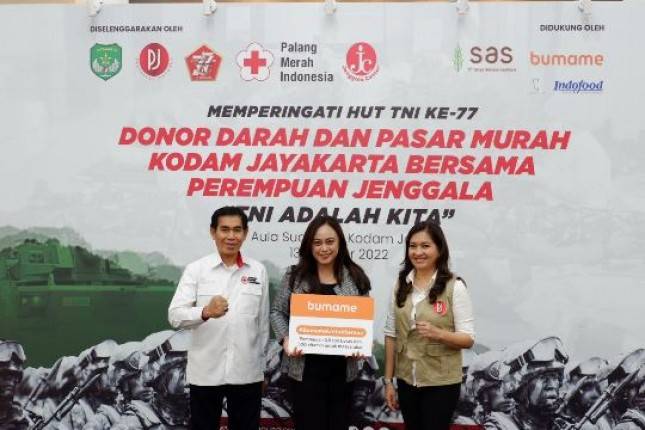 Dukung Aksi Sosial Komunitas Perempuan Jenggala, Bumame Berikan 2,5 Ton Beras dan 500 Paket Vitamin Bagi Masyarakat