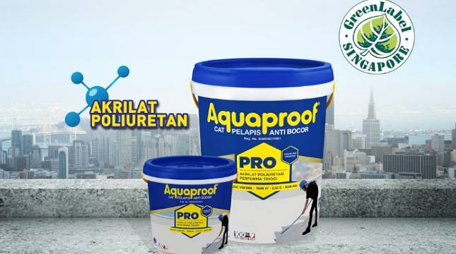 Aquaproof Pro Ampuh Lindungi Talang Air dan Dak Beton dari Kebocoran