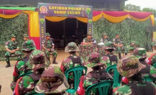 Danrem 174/ATW:  Latihan Posko I Yonif 757/Ghupta Vira Diharapkan Dapat Diterapkan Dalam Tugas