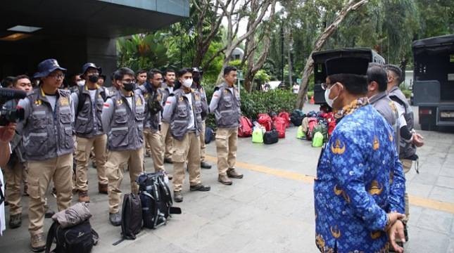 Sebanyak 50 CPNS Diberangkatkan untuk Pendampingan Teknis Rehabilitasi dan Rekonstruksi Pasca Bencana Cianjur
