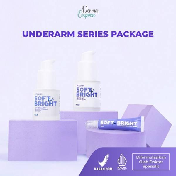 Ketiak Glowing Pakai Underarm Series Derma Express, Bye-bye Ketiak Hitam!&nbsp;&nbsp;