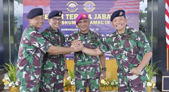 Danlantamal IX Serahterimakan Dua Jabatan Strategis Lantamal IX Ambon