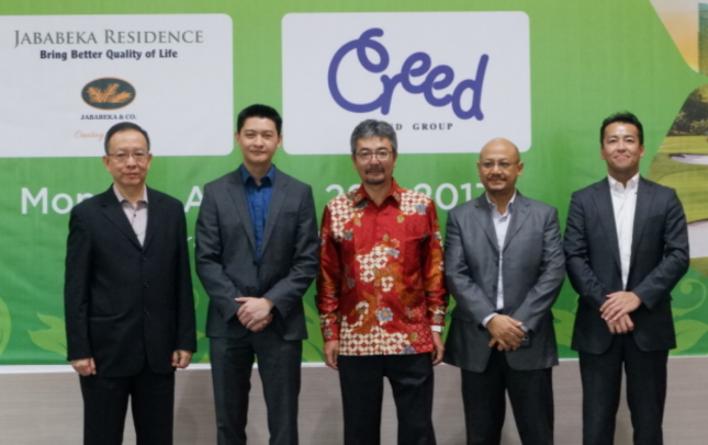 Jababeka dan Creed Group Teken Kerjasama Proyek Jababeka Signature Golf Apartment