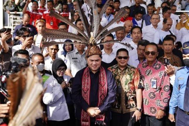 Menteri BUMN Erick Thohir: Pembangunan Butuh Konsistensi, Kalbar Potensial Jadi Pusat Pertumbuhan Ekonomi