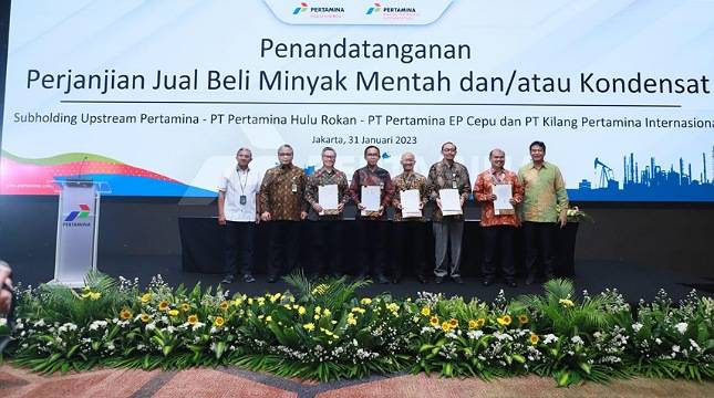 Pertamina Grup Tanda Tangani 15 Perjanjian Jual Beli Minyak