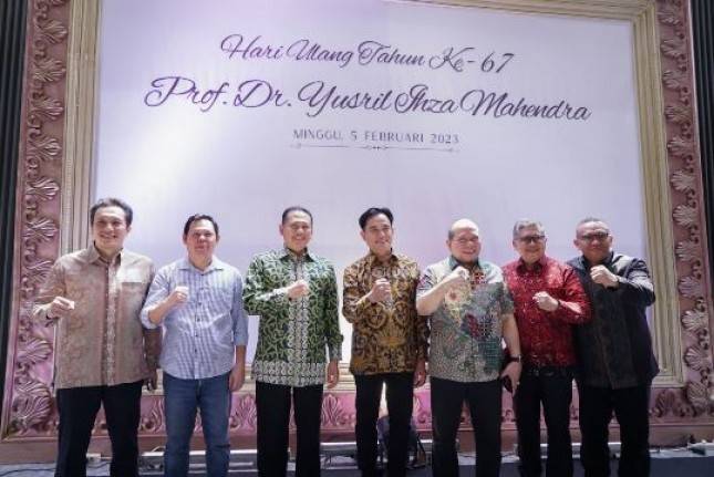 Hadiri HUT ke-67 Tahun, Ketua MPR RI Bamsoet Apresiasi Kiprah Politik Prof. Yusril Ihza Mahendra