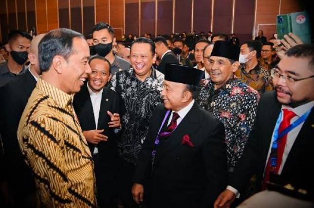 Hadiri Pelantikan BPP HIPMI, Presiden Jokowi Apresiasi Kepengurusan HIPMI