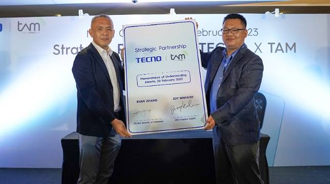 TECNO Bekerjasama Dengan TAM Permudah Distribusi Produk di Indonesia