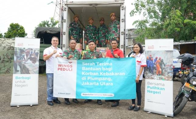 Yayasan WINGS Peduli Cepat Tanggap. Salurkan Bantuan Korban Kebakaran Depo BBM Plumpang