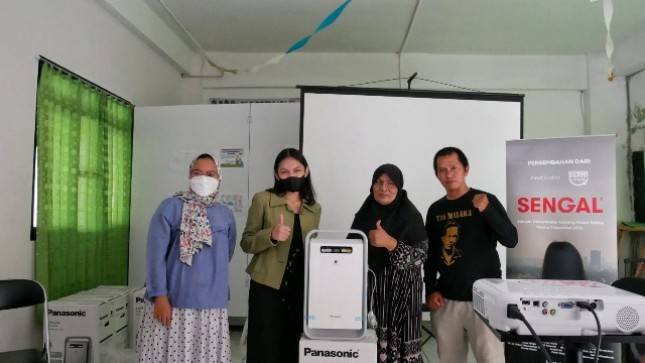 Panasonic GOBEL Tingkatkan Kualitas Udara Masyarakat Rusunawa Marunda 