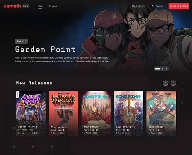 Gaspack Luncurkan Kometh, Platform Penerbitan Komik Digital Berbasis Web3; Penjualan Perdana Dekati 17.000 Kopi
