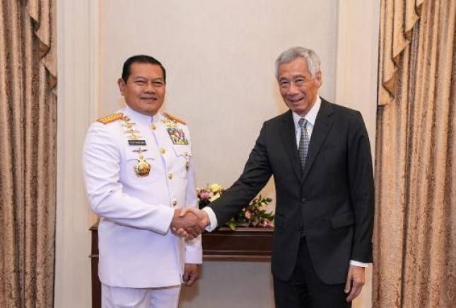 Panglima TNI Laksamana Yudo Margono Kunjungan Kerja Ke Singapura  
