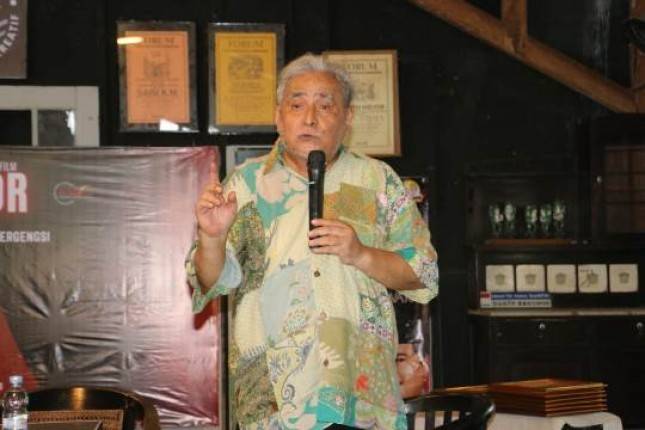 Aktor Senior Slamet Rahardjo Hadir di Diskusi  Industri Film Nasional