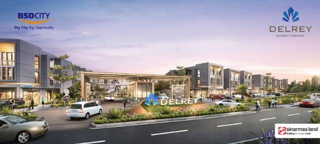 Sinar Mas Land Hadirkan Delrey, Area Komersial Berkonsep Biztown di BSD City Seharga Rp3,6 Miliar