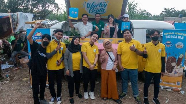 Maknai Bukan Suci Ramadan, Campina Laksanakan Ramadan Berbagi Bersama Warteg Gratis