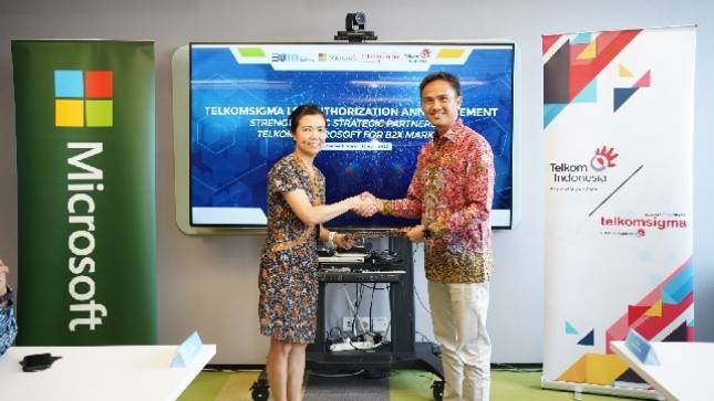 Telkom Perkuat Kemitraan dengan Microsoft Melalui Otorisasi Telkomsigma 