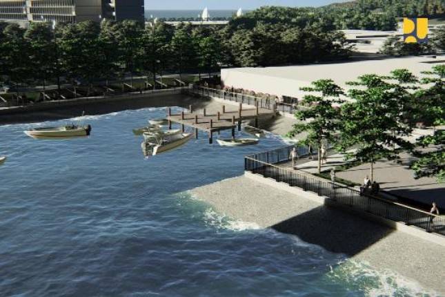 Sambut  KTT ASEAN ke-42, Promenade Marina di Labuan Bajo Zona 4 Segera Rampung