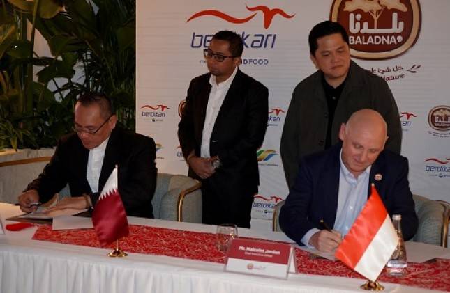 ID FOOD dan PTPN III Gelar MoU Kerjasama Peternakan dengan Perusahaan Qatar