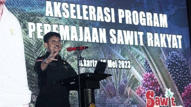 Mentan SYL Dorong Pengembangan Sawit Alternatif Bahan Bakar Berbiaya Rendah