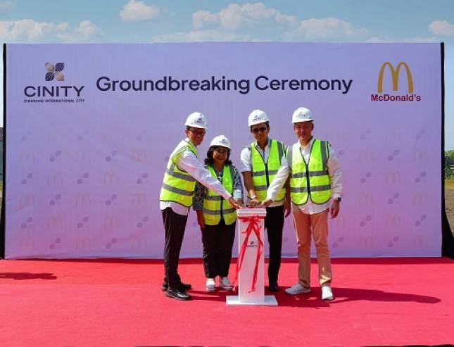 SPS Group Groundbreaking Gerai McDonald&rsquo;s di Kawasan Berkelas Internasional CINITY
